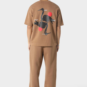 Irasuto Studios Crane Tobacco T-Shirt