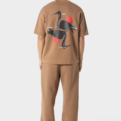 Irasuto Studios Crane Tobacco T-Shirt