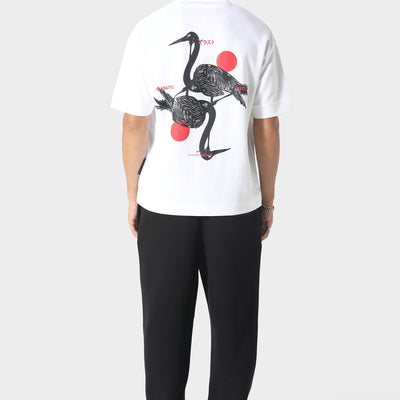 Irasuto Studios Crane White T-Shirt
