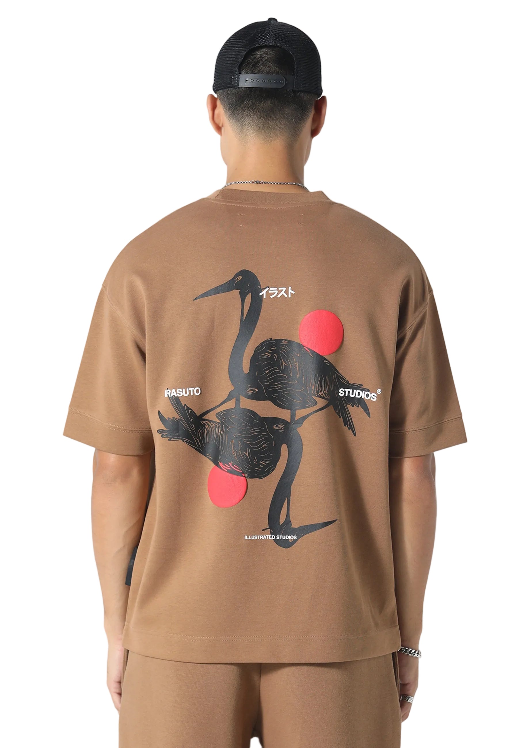 Irasuto Studios Crane Tobacco T-Shirt