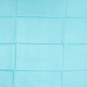 Yellow Handloom Tussar Silk Saree With Chevron Motifs In Border-Yellow