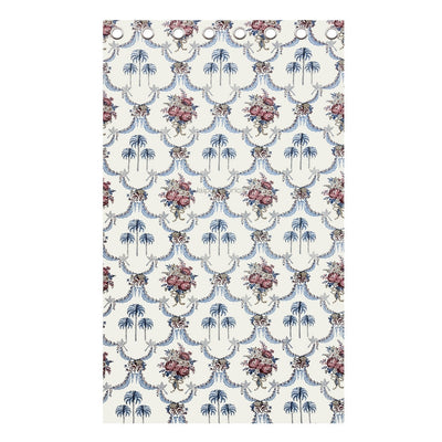 Blue Pottery Timeless Imprints 100% Cotton Block Printed Curtains Urban Jaipur