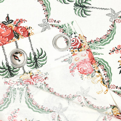 Printroots Classic Hand Block Printed Cotton Curtains India Blocks