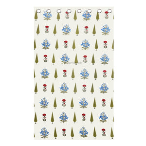 Elite Furnishing Jaipur Mela Hand Block Printed Cotton Curtains