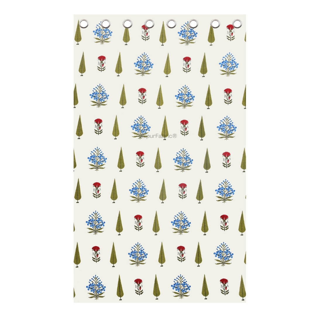 Elite Furnishing Jaipur Mela Hand Block Printed Cotton Curtains