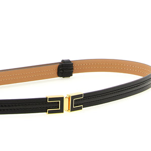 Elisabetta Franchi Logo Buckle Belt
