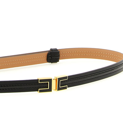 Elisabetta Franchi Logo Buckle Belt