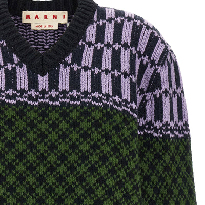 Marni Sweater With Geometric Pattern