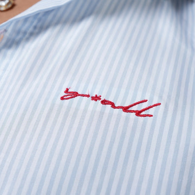 Still Line - Blue Pinstripe