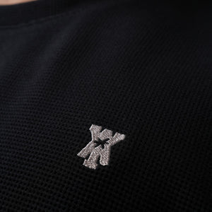 Waffle T Shirt - Black