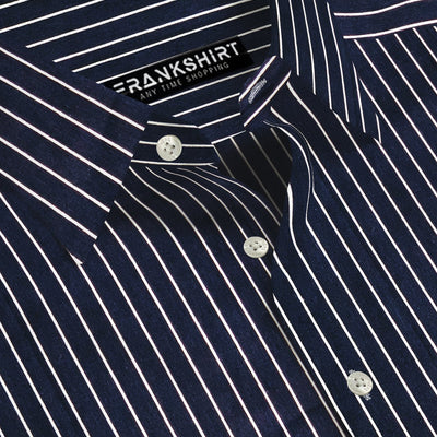 Pack of 2 Cotton Shirt for Man (Black White with Lemon)