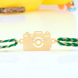 Camera Metallic Rakhi