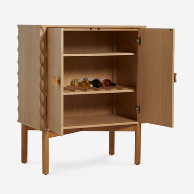 Open Box: Cami Bar Cabinet, Natural by Eny Lee Parker
