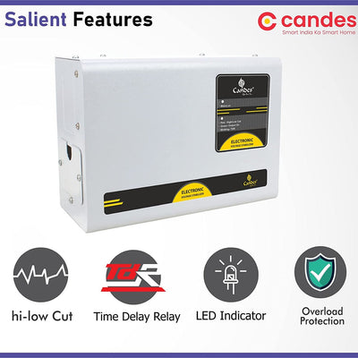 Crystal Stabilizers for Inverter/Split/Window AC upto 2 Ton 5KVA (150 V-285 V)