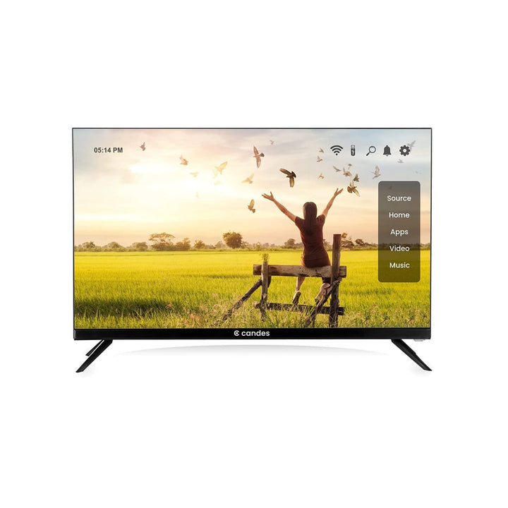 Candes Frameless 32 Normal LED TV Black (Model Id - CANDES32CF32N001)