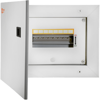 Horizontal Double Door TPN 12 Way Distribution Board