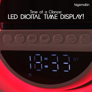G Lamp with Speaker, Clock and Wireless Charger
