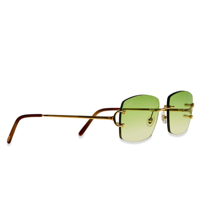 Cartier Eyewear Custom CT00920-001 C Decor Rimless Sunglasses