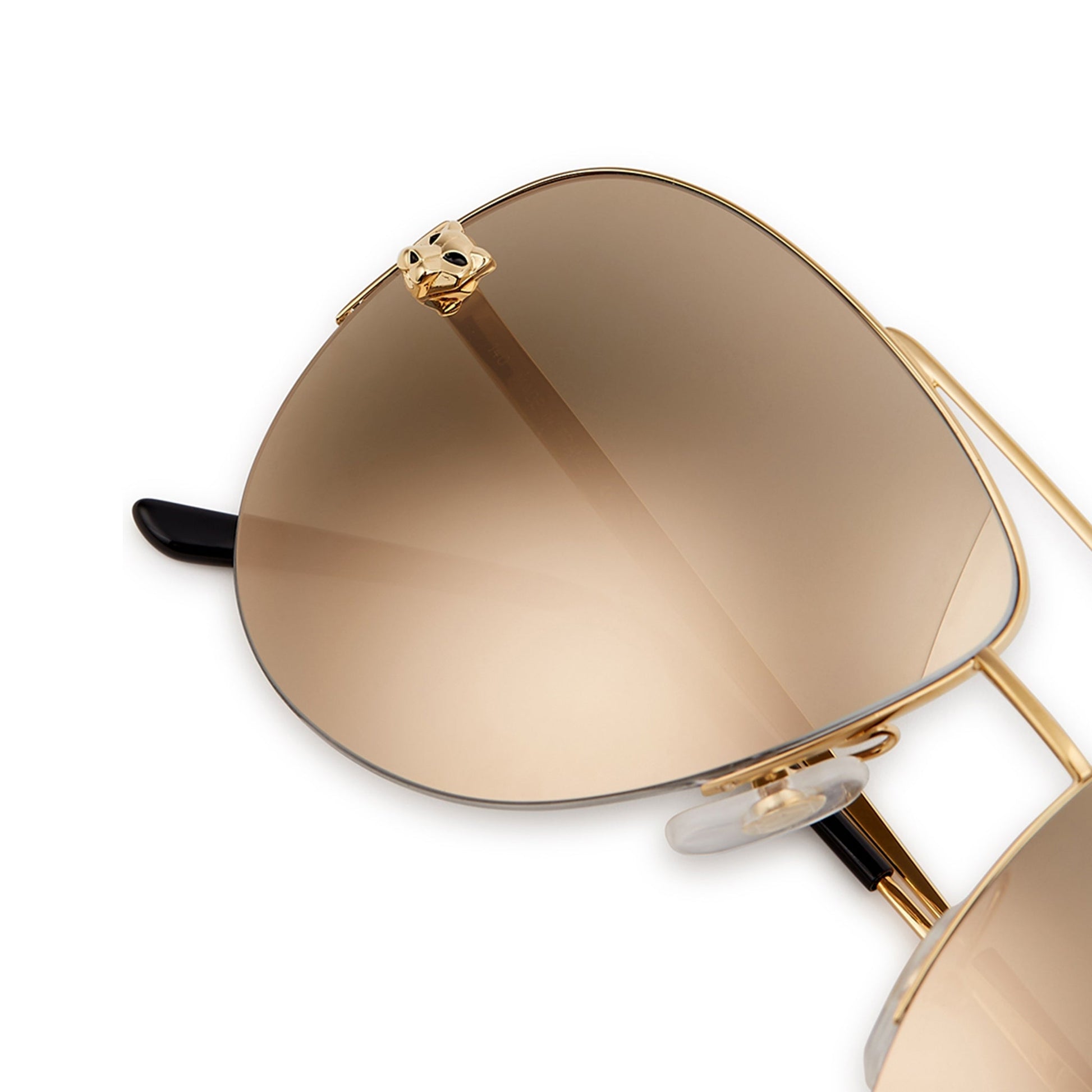 Cartier Panthère De Cartier CT0065S-002 Gold Sunglasses