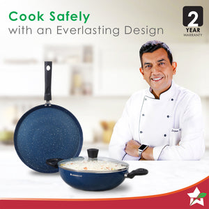 Galaxy 3pcs Cookware Set | Kadhai by black tree
