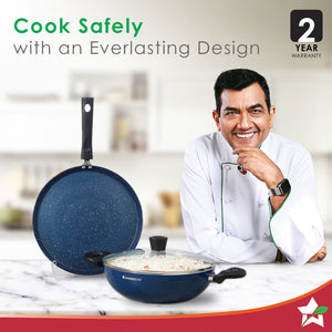 Galaxy 3pcs Cookware Set | Kadhai by black tree