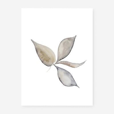 Faded Leaves Print by Céline Nordenhed