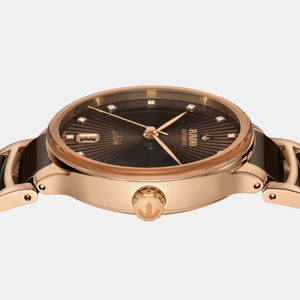 Centrix Women Automatic Brown Dial Analog Ceramic Watch R30037732