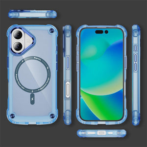 iPhone 16 Series Wave Armor Matte Magsafe Shield Case