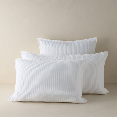 Chatham Cotton Matelasse Sham by Pom Pom at Home