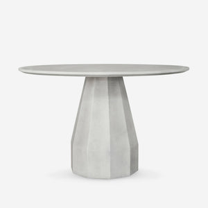 Chrysanthe Indoor / Outdoor Round Dining Table