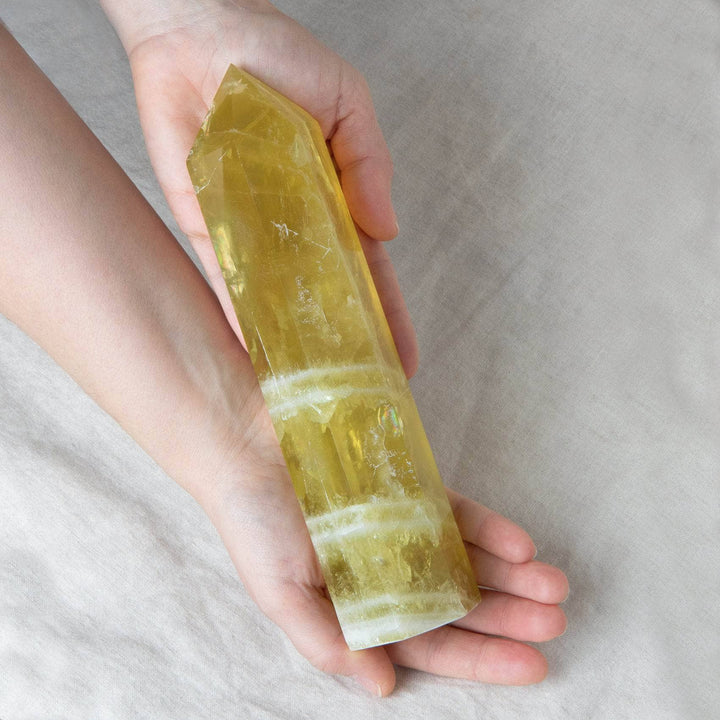 Genuine Citrine Obelisk - Large - AAA Premium Quality