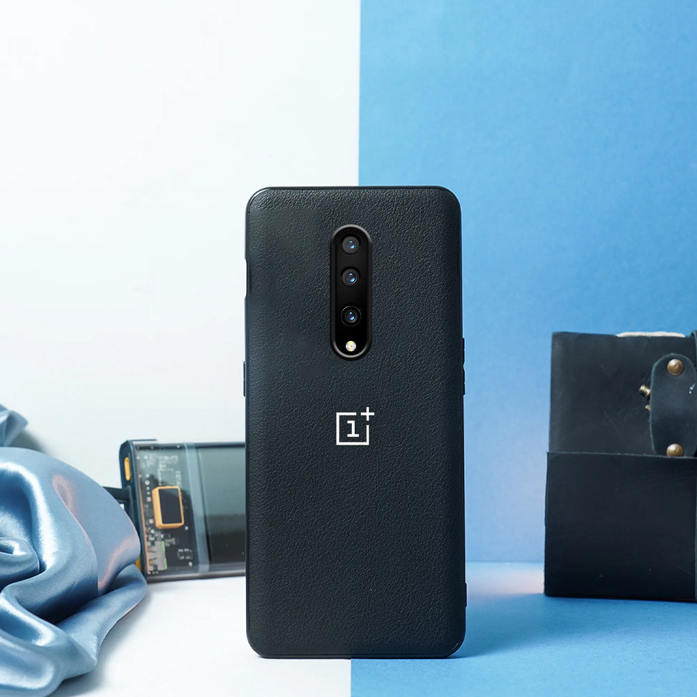OnePlus 8 Classic Leather Texture Logo Case