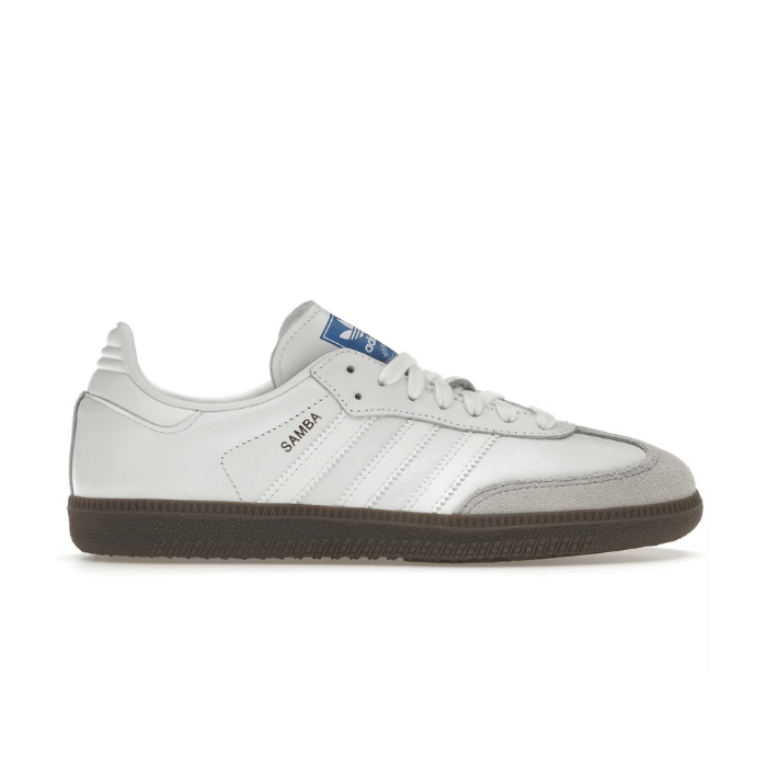 Adidas Samba Cloud White Blue Gum
