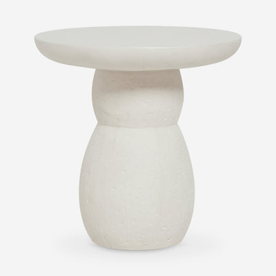 Clouded Round Side Table by Sarah Sherman Samuel