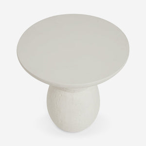 Clouded Round Side Table by Sarah Sherman Samuel