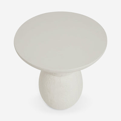 Clouded Round Side Table by Sarah Sherman Samuel