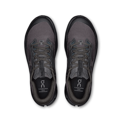 On Running Cloudsurfer Trail 2 Waterproof Black Black
