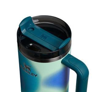 Stanley New Frequency Quencher H2.0 FlowState™ Tumbler | 40 OZ Coastal Teal Motion