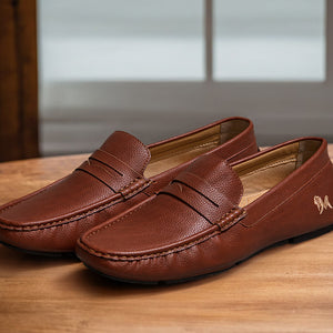 Dress Loafers : Tan