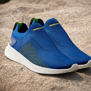 Everyday Basic Slip Ons : Neon Navy