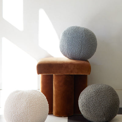 Bouclé Ball Pillow by Sarah Sherman Samuel