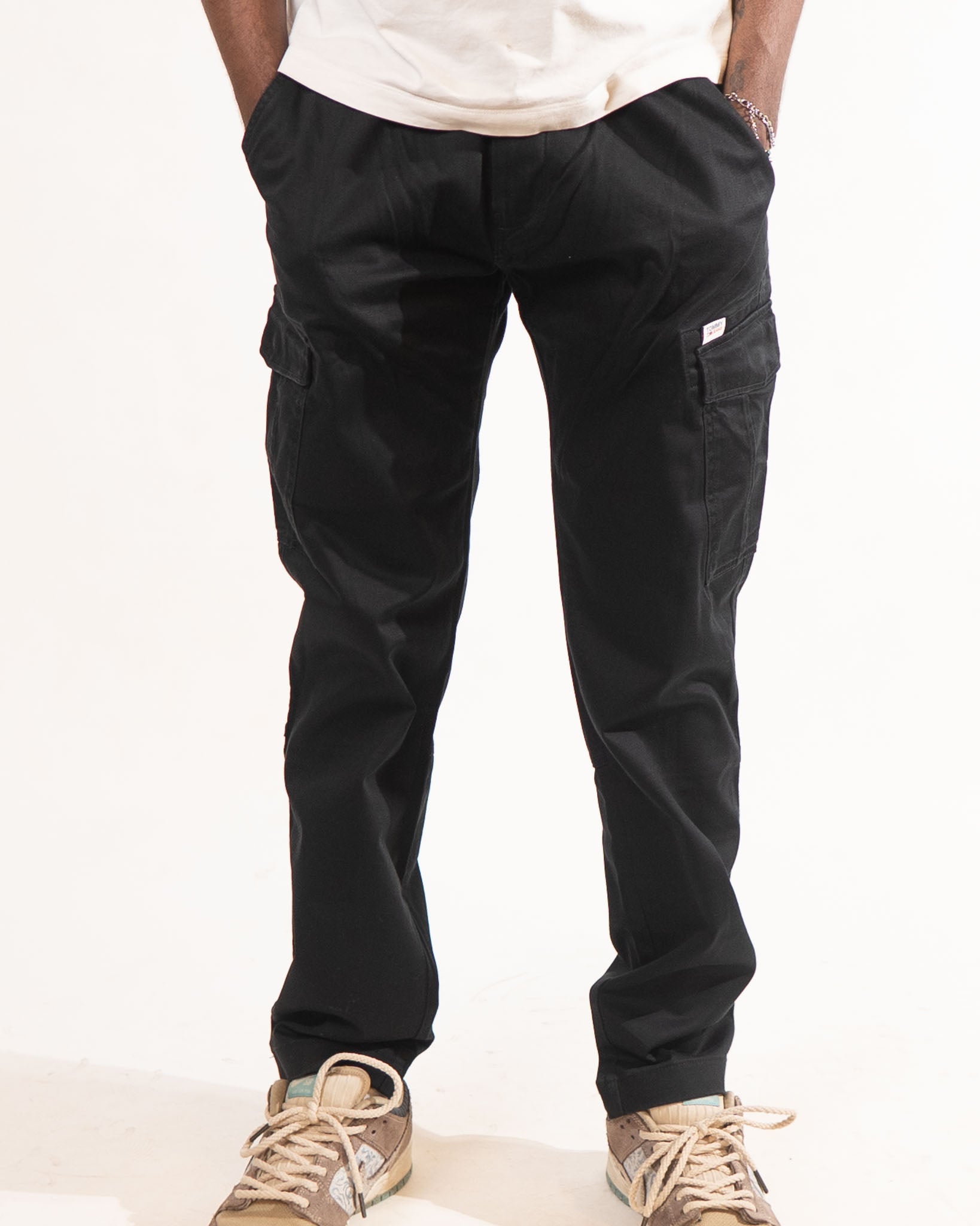 Tommy Hilfiger black cargo pants