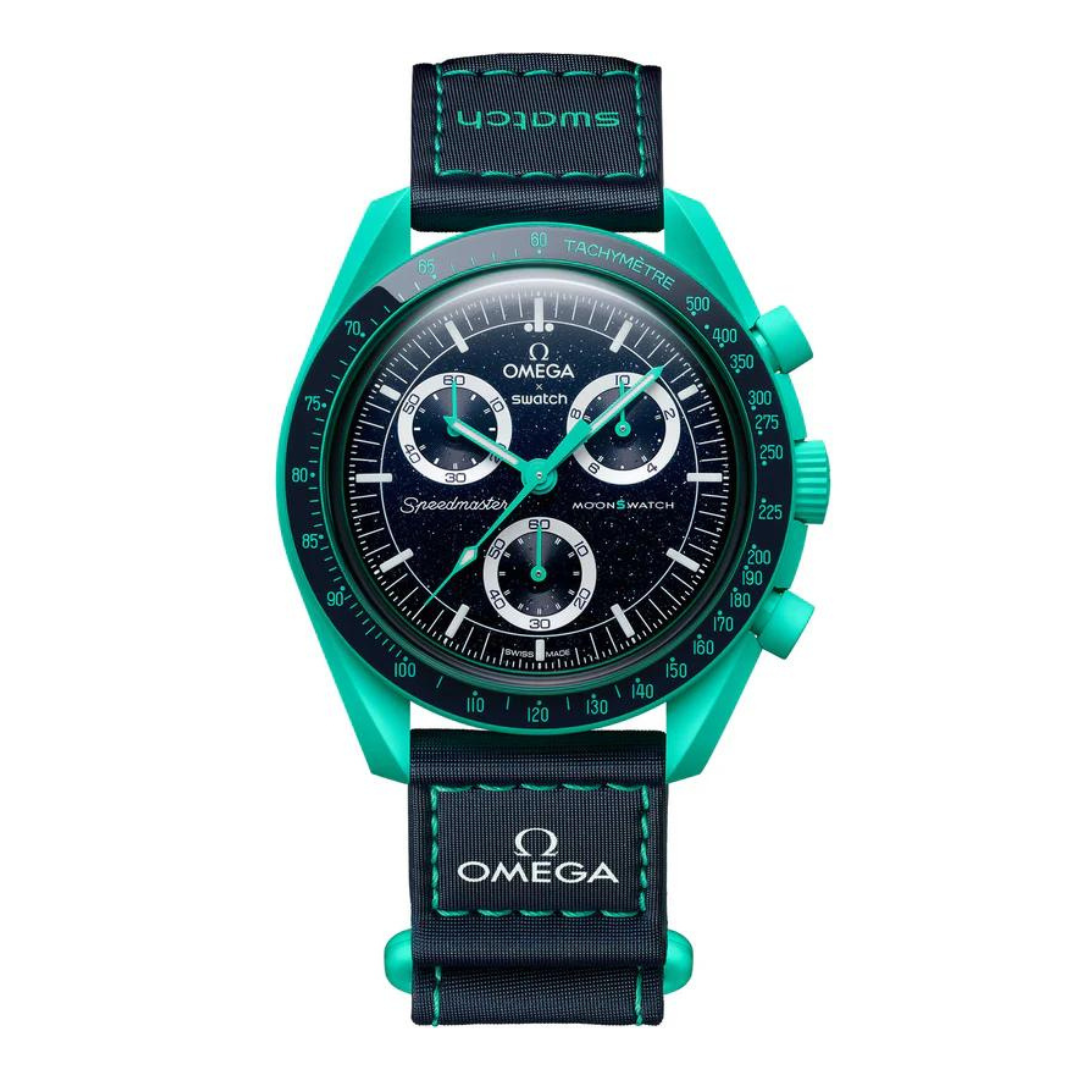 Swatch x Omega Moonswatch Mission To Earth 'Polar Lights'