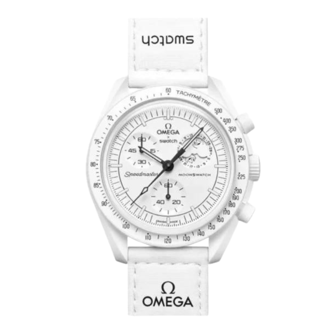 Swatch x Omega Bioceramic Moonswatch Mission to the MoonPhase 'SNOOPY'