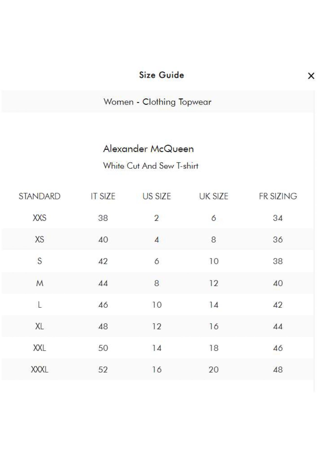 Alexender McQueen White T-Shirt