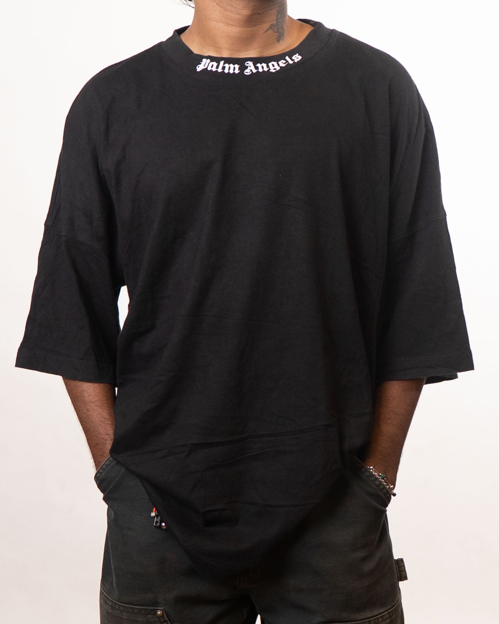 Palm Angels Black Logo Tshirt
