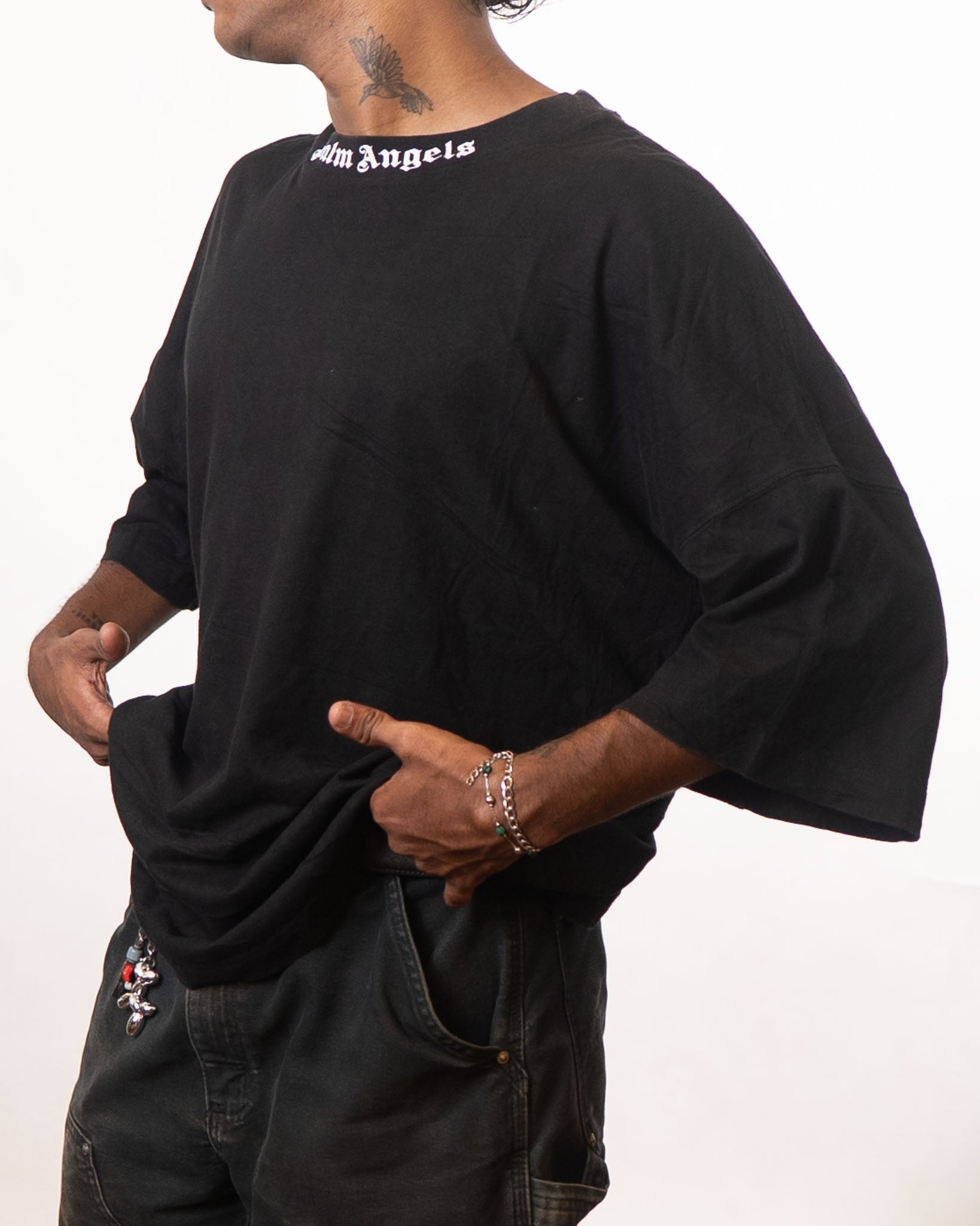 Palm Angels Black Logo Tshirt
