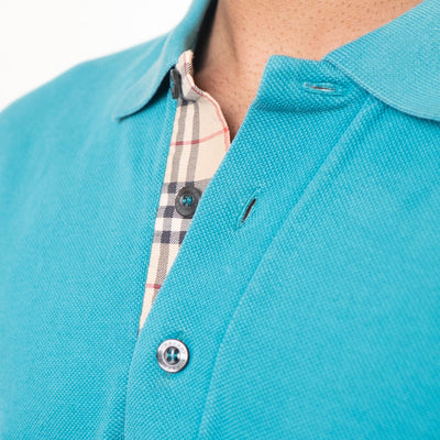 Burberry Blue Polo T-Shirt