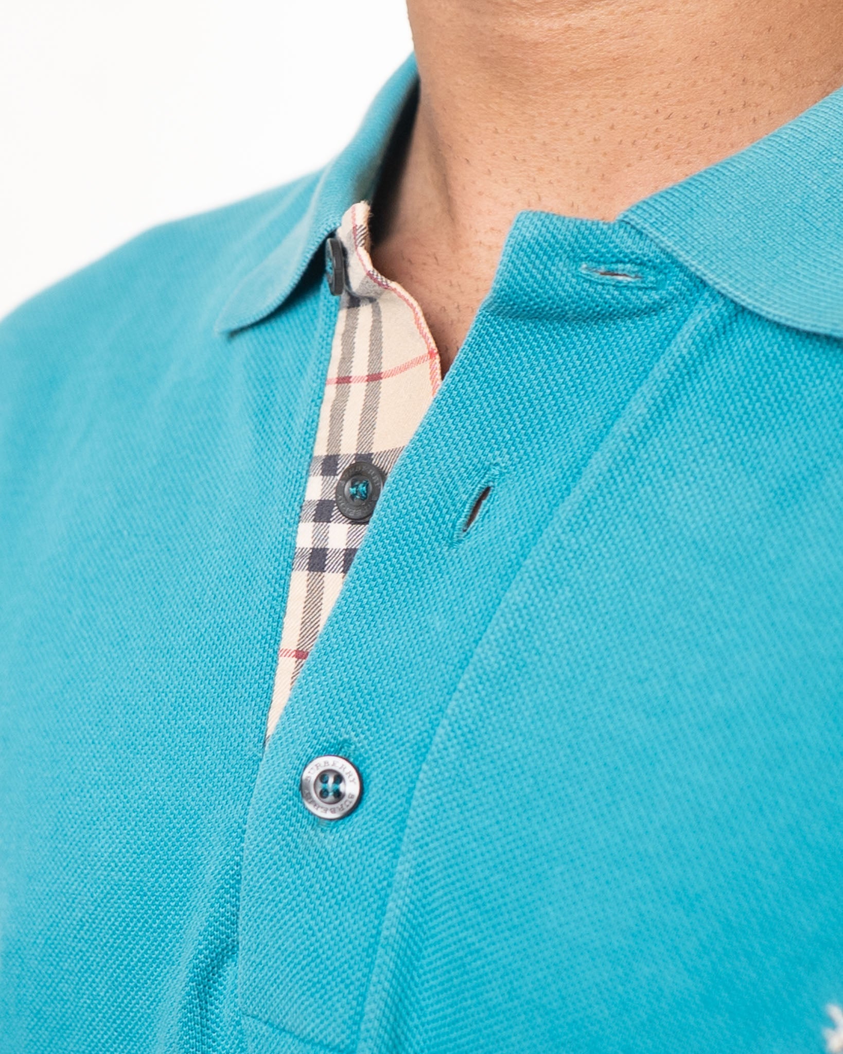 Burberry Blue Polo T-Shirt