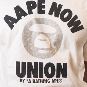 Bape Now Union White Tee